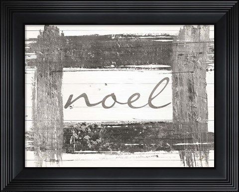 Framed Silver Holiday I Print