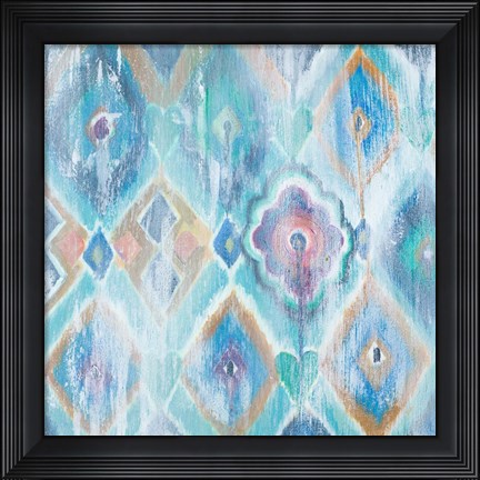 Framed New Ikat I Print
