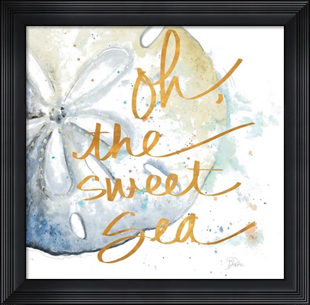 Framed Oh the Sweet Sea Print