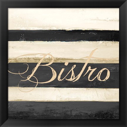 Framed Bistro Print