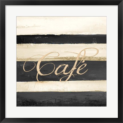 Framed Cafe Print