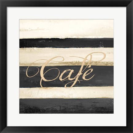 Framed Cafe Print