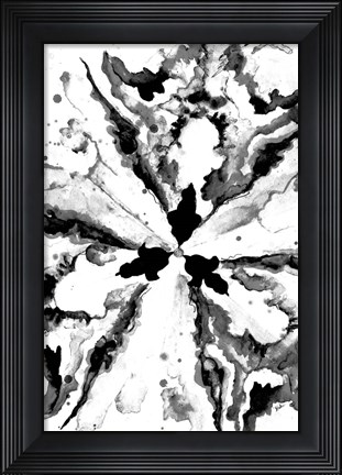 Framed Monochrome Constellation Print