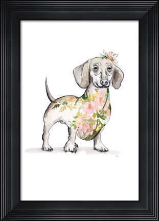 Framed Happy Doggie Print