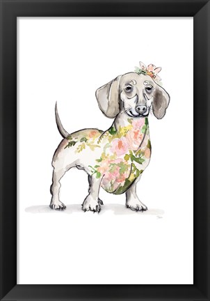 Framed Happy Doggie Print