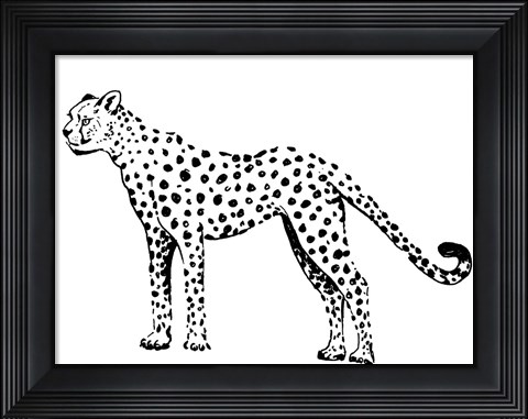 Framed Cheetah Print