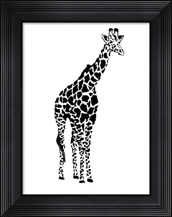 Framed Giraffe Print