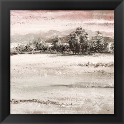 Framed Muted Forest Square I Print