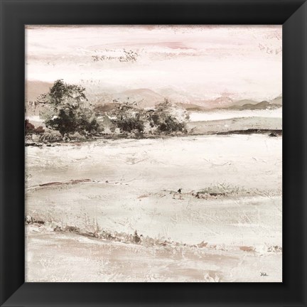 Framed Muted Forest Square II Print