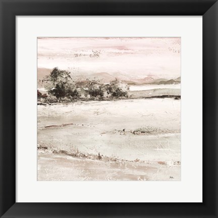 Framed Muted Forest Square II Print