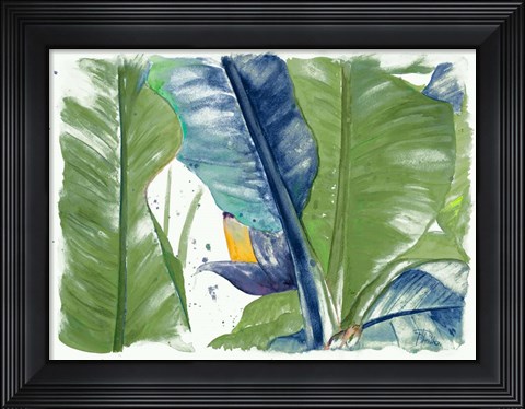 Framed Fresh Banana Plantain Vibrant Print