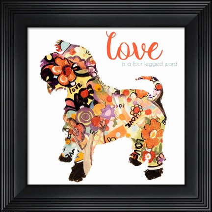Framed Pet Love I Print