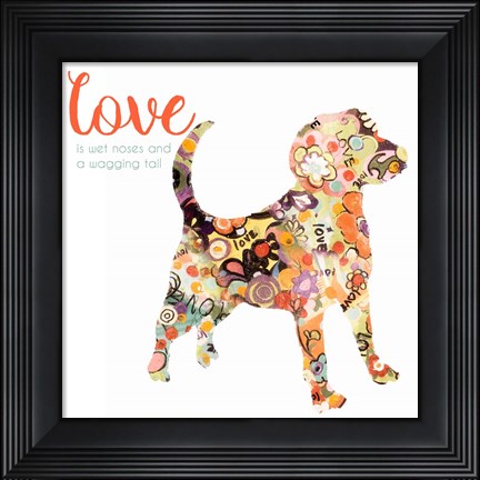 Framed Pet Love II Print