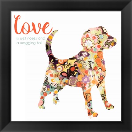 Framed Pet Love II Print