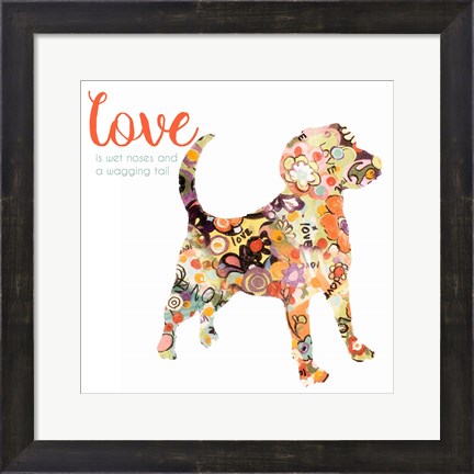 Framed Pet Love II Print