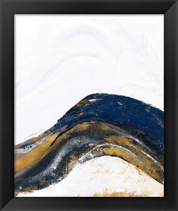 Framed White Marble Tierra Print