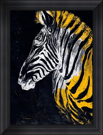 Framed Stained Safari II Print