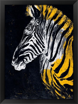 Framed Stained Safari II Print