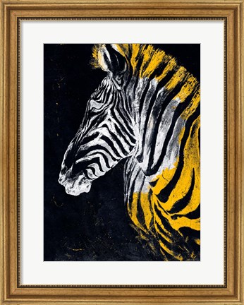 Framed Stained Safari II Print