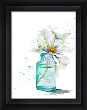 Framed Fresh Little Flower I Print