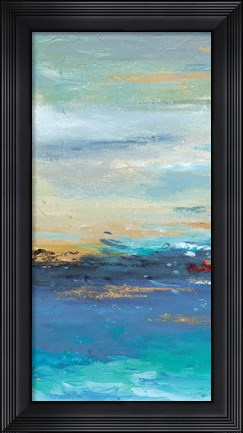 Framed Sea Mystery Panel I Print