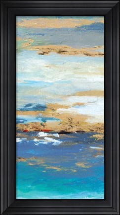 Framed Sea Mystery Panel II Print