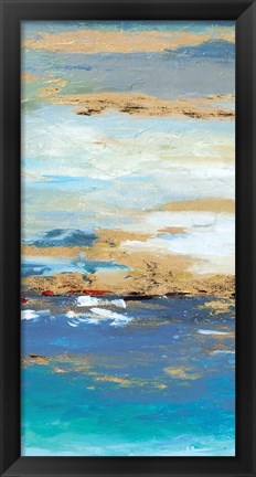 Framed Sea Mystery Panel II Print