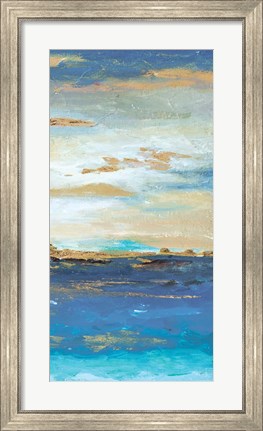 Framed Sea Mystery Panel III Print
