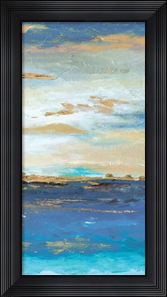 Framed Sea Mystery Panel III Print