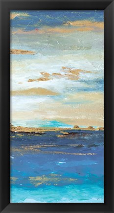 Framed Sea Mystery Panel III Print