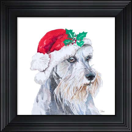 Framed Holiday Dog IV Print