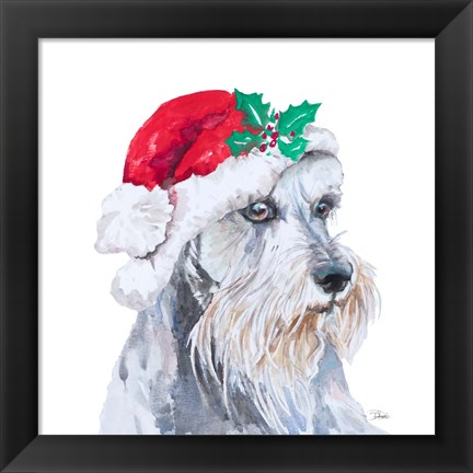 Framed Holiday Dog IV Print