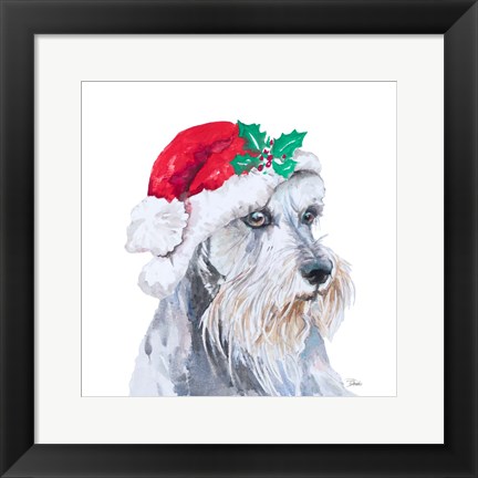 Framed Holiday Dog IV Print