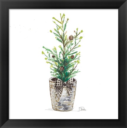 Framed Christmas Fir II Print