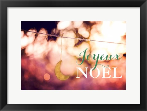 Framed Joyeux Noel Print