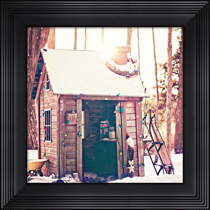 Framed Holiday Shed Print