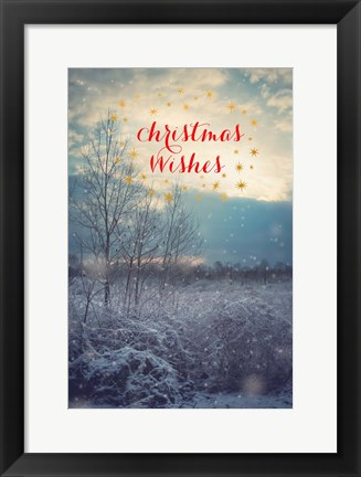 Framed Christmas Wishes Print