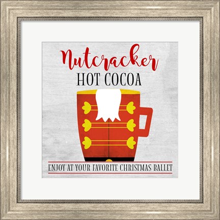 Framed Nutcracker Hot Cocoa Print