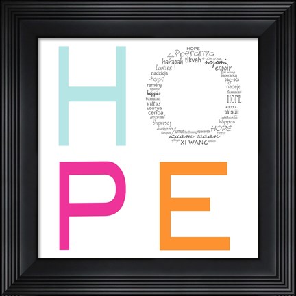 Framed HOPE Print