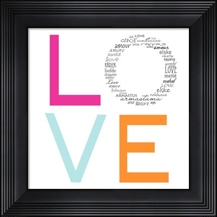 Framed LOVE Print