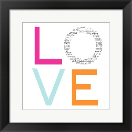 Framed LOVE Print