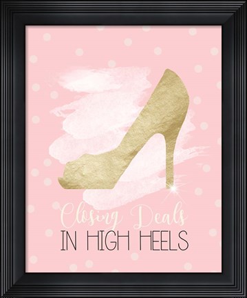 Framed Closing Deals Print