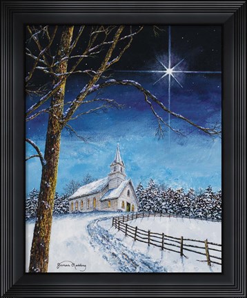 Framed Bright Star Print