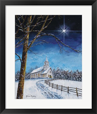 Framed Bright Star Print