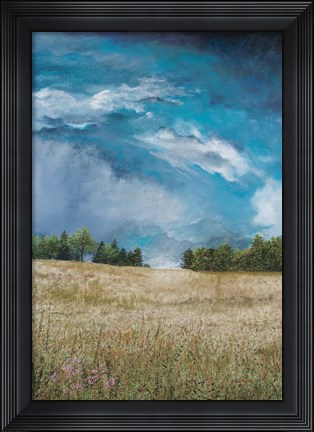 Framed Approaching Storm (no barn) Print