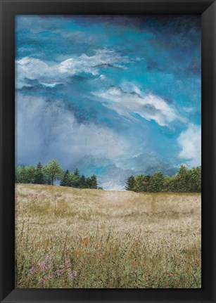 Framed Approaching Storm (no barn) Print