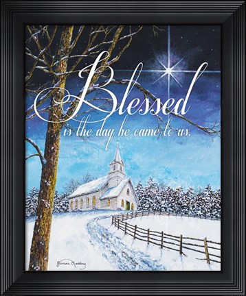Framed Blessed Church Print