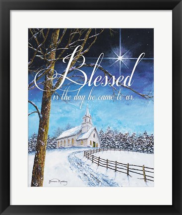 Framed Blessed Church Print