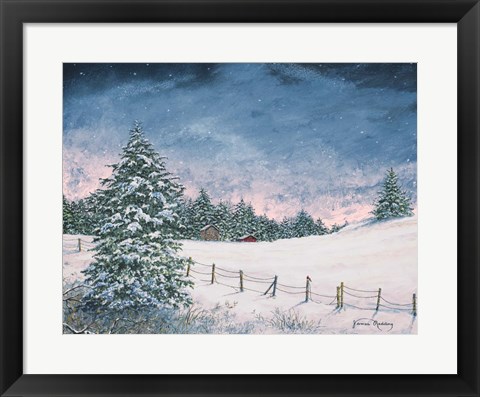 Framed Winter Mornings Print