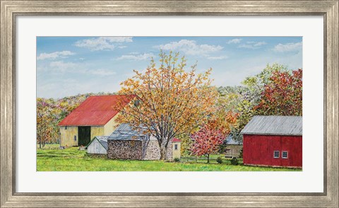 Framed Autumn&#39;s Colors Panel Print